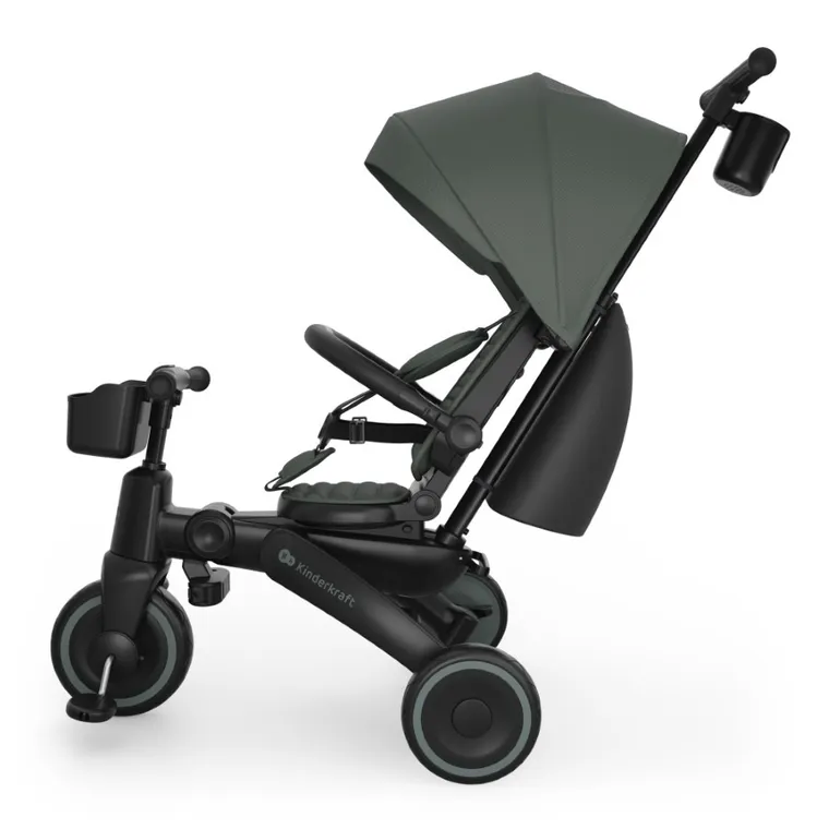 Kinderkraft, Jazz 3, rowerek trójkołowy 6w1, Green