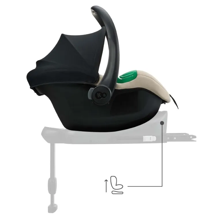 Kinderkraft, Mink Pro 2, i-Size, fotelik samochodowy, Beige, 40-87 cm