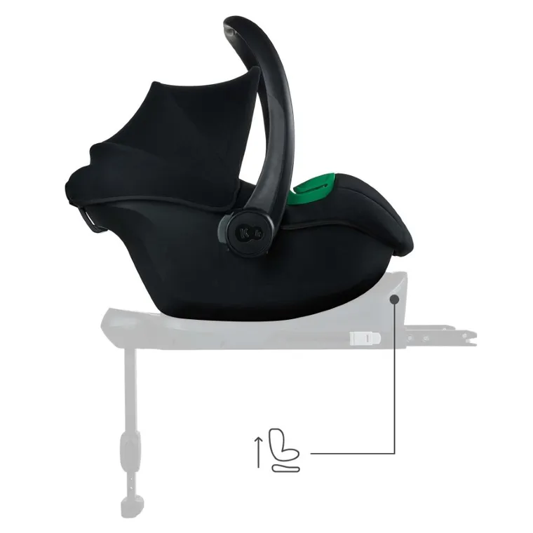 Kinderkraft, Mink Pro 2, i-Size, fotelik samochodowy, Black, 40-87 cm