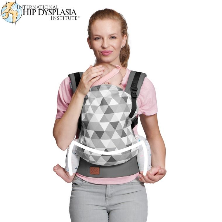 Kinderkraft, Nino, nosidełko ergonomiczne, 3m+, 20 kg, szare