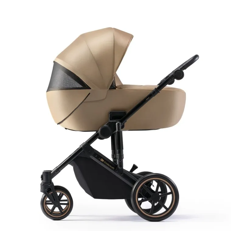 Kinderkraft, Prime 2, wózek wielofunkcyjny, 2w1, Sandrose Beige