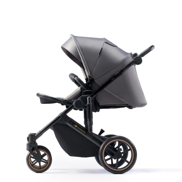 Kinderkraft, Prime 2, wózek wielofunkcyjny, 3w1, Shadow Grey