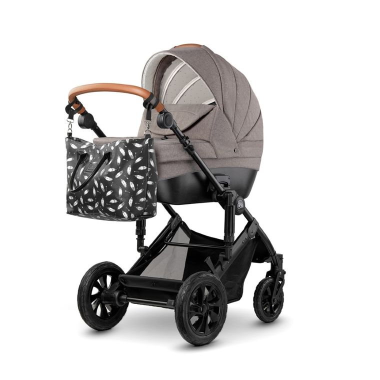 Kinderkraft, Prime, wózek wielofunkcyjny 3w1, Beige