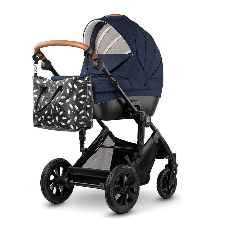 Kinderkraft, Prime, wózek wielofunkcyjny 3w1, Deep Navy