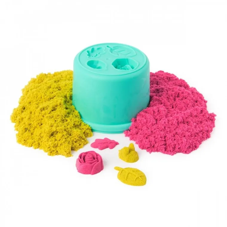 Kinetic Sand, SquishBlossom, Kwitnący kwiat, piasek kinetyczny, zestaw, 240g