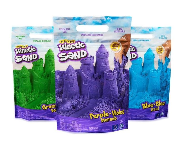 Kinetic Sand, Zgniataj i twórz, zestaw