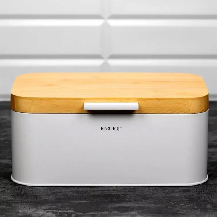 Kinghoff, chlebak bambusowo-stalowy, KH-1795