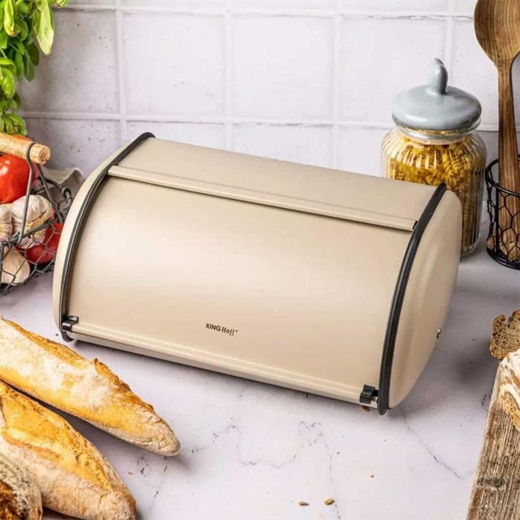 Kinghoff, chlebak stalowy, beżowy