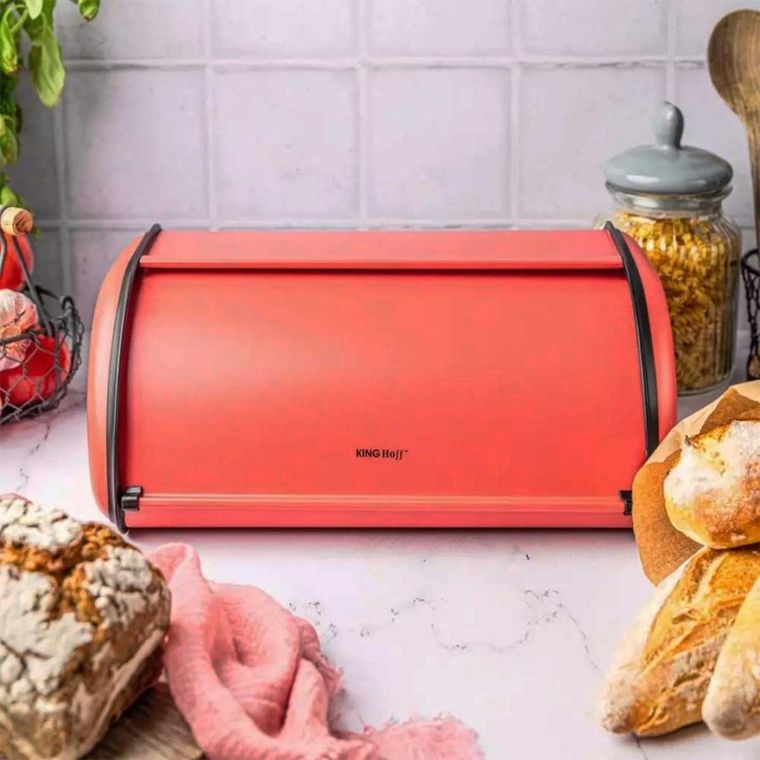 Kinghoff, chlebak stalowy, czerwony