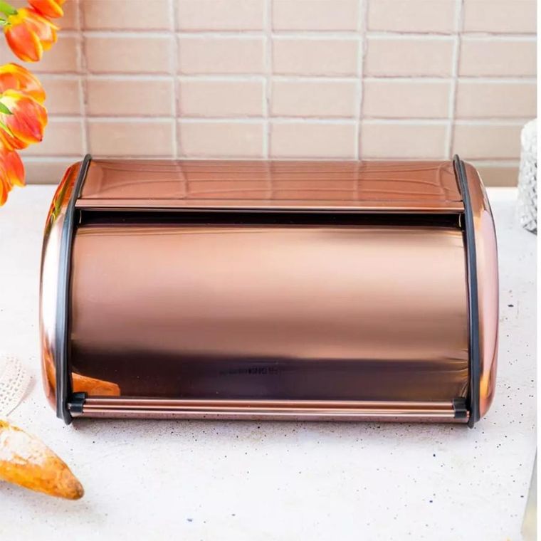 Kinghoff, chlebak stalowy, rose gold