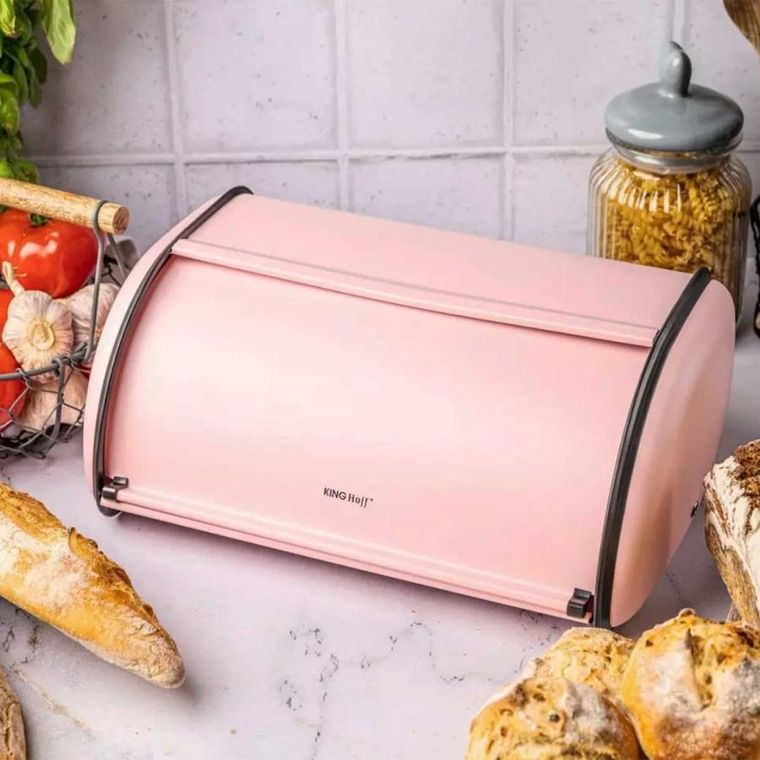 Kinghoff, chlebak stalowy, różowy