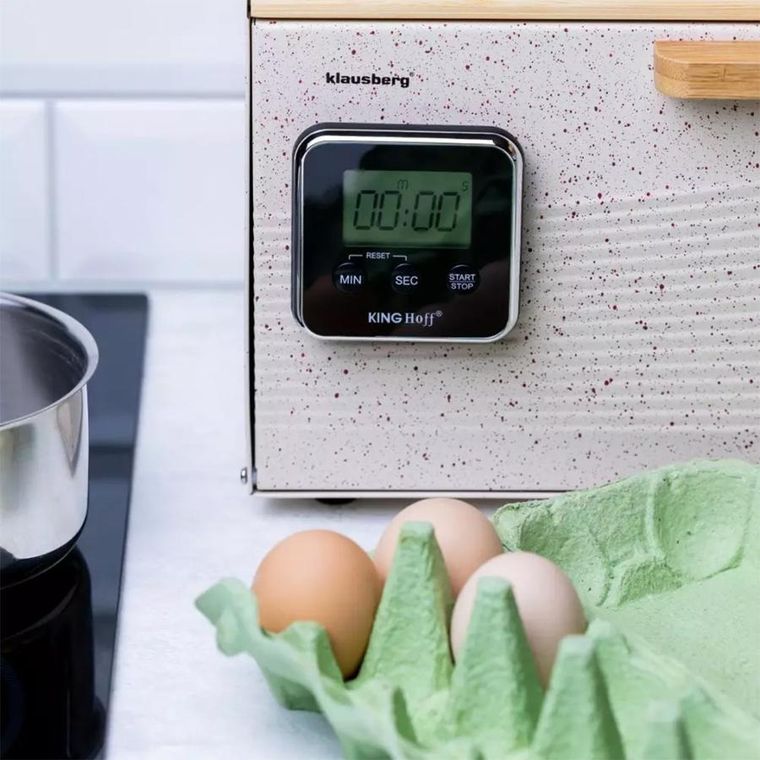 Kinghoff, elektroniczny minutnik kuchenny magnetyczny, KH-1819