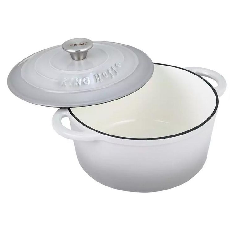 Kinghoff, emaliowany garnek żeliwny, 24 cm