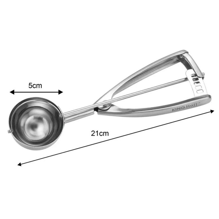 Kinghoff, łyżka do nabierania lodów, 5 cm, KH-1808