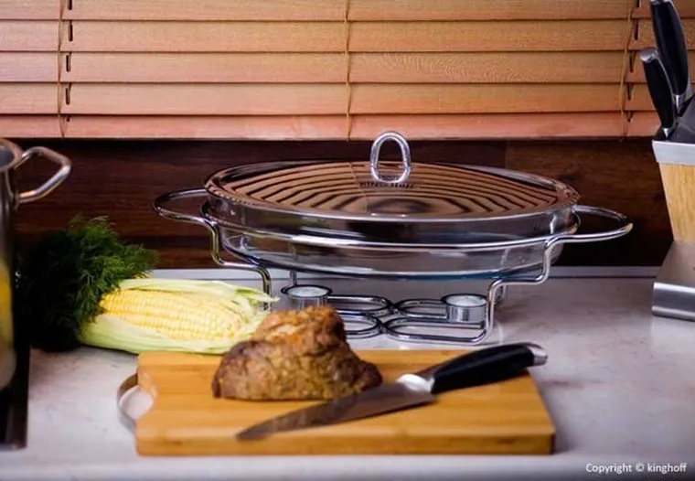 Kinghoff, podgrzewacz żaroodporny, stołowy, 3,2l