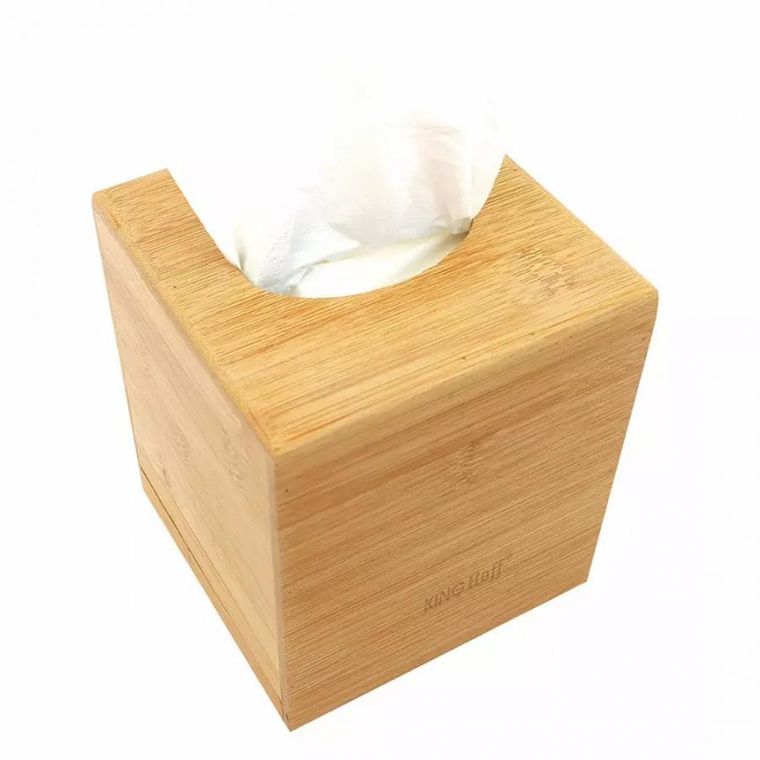 Kinghoff, pojemnik bambusowy na chusteczki