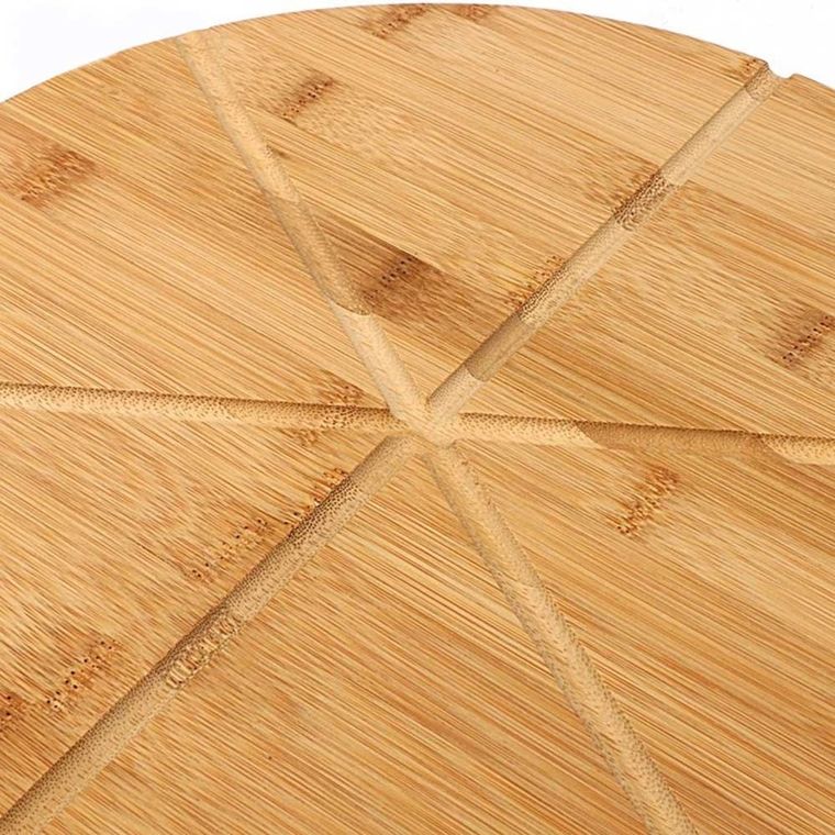 Kinghoff, taca deska bambusowa do pizzy, 35 cm