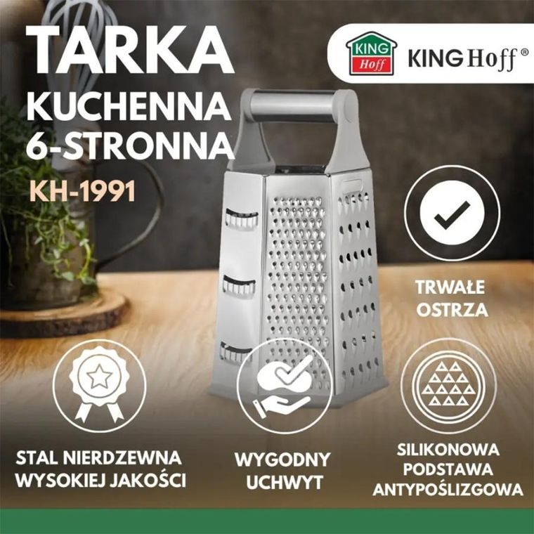Kinghoff, tarka kuchenna, sześciostronna, KH-1991