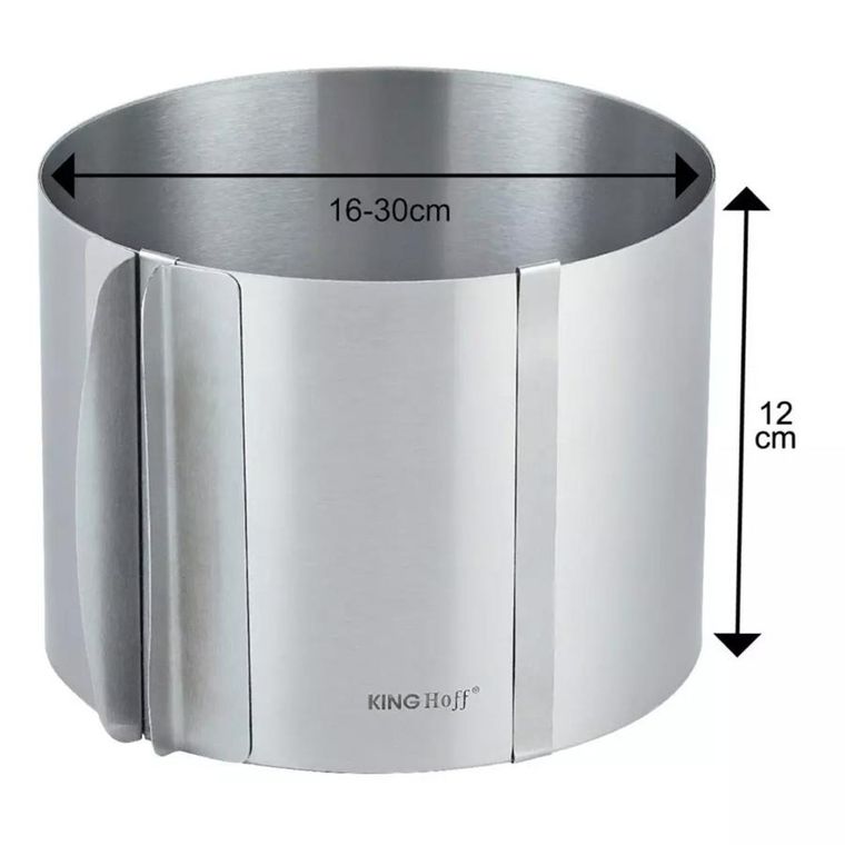 Kinghoff, tortownica rant obręcz do tortów, 12 cm, KH-1792