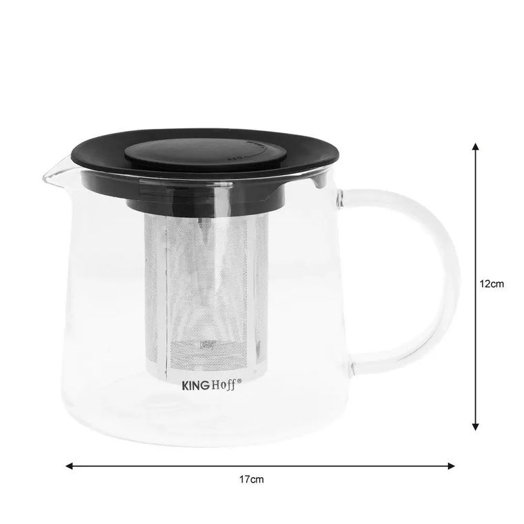 Kinghoff, zaparzacz do herbaty, ziół, 1000 ml, KH-4844