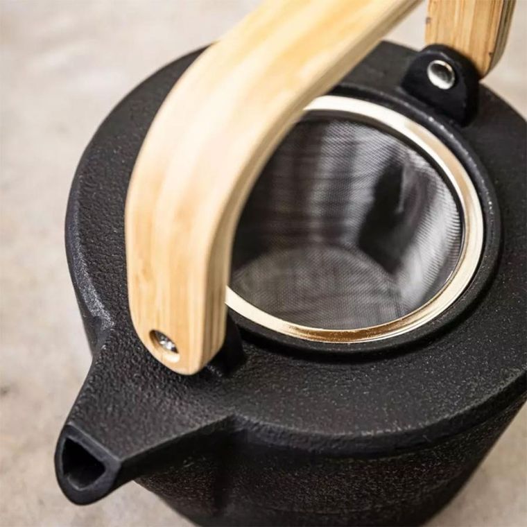 Kinghoff, zaparzacz żeliwny dzbanek z filtrem, 1.3l