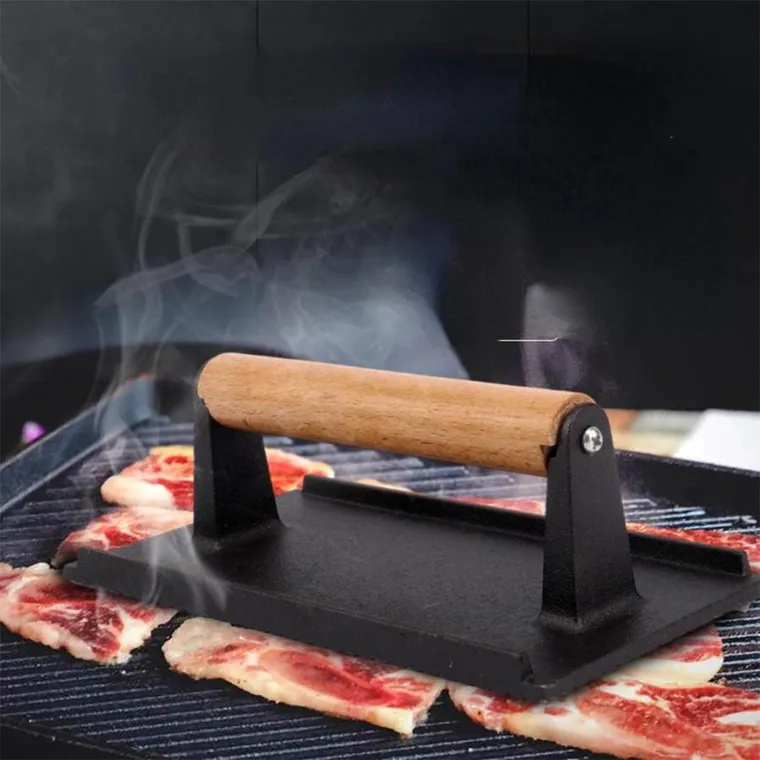 Kinghoff, żeliwna praska do burgerów i steków, KH-1758