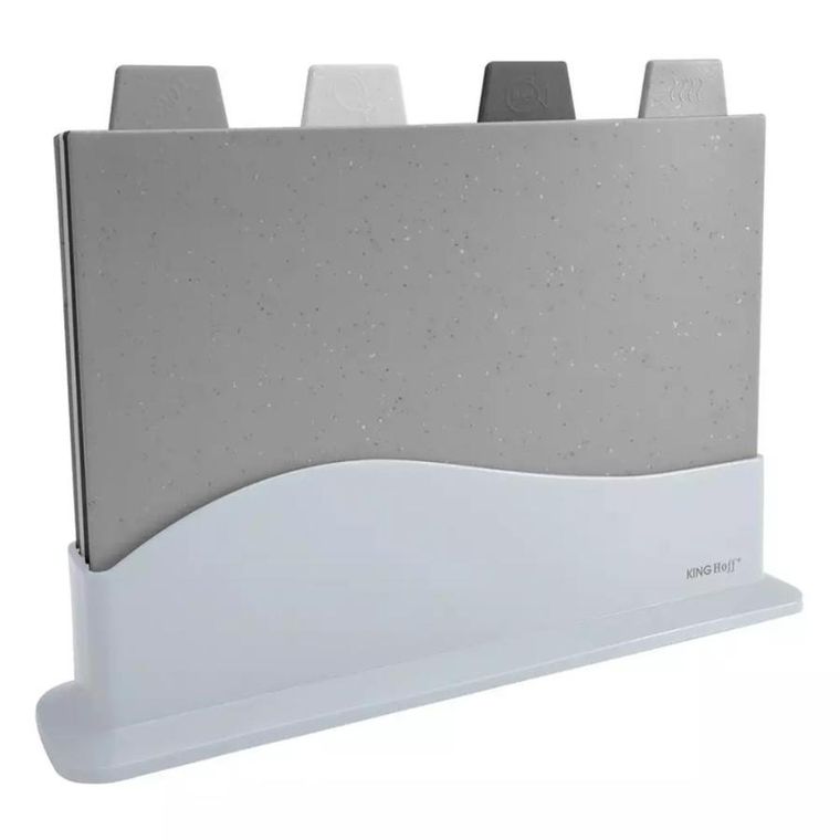 Kinghoff, zestaw 4 desek kuchennych w stojaku, KH-1743