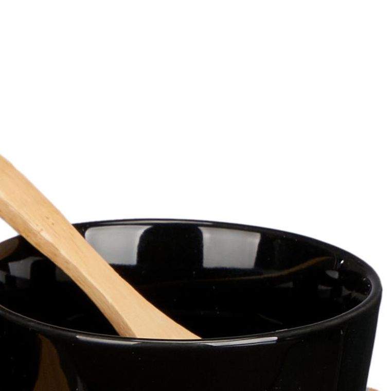 Kinvara, Bumy, miseczki na przekąski, na desce z drewnianymi łyżeczkami, 10-39-6 cm