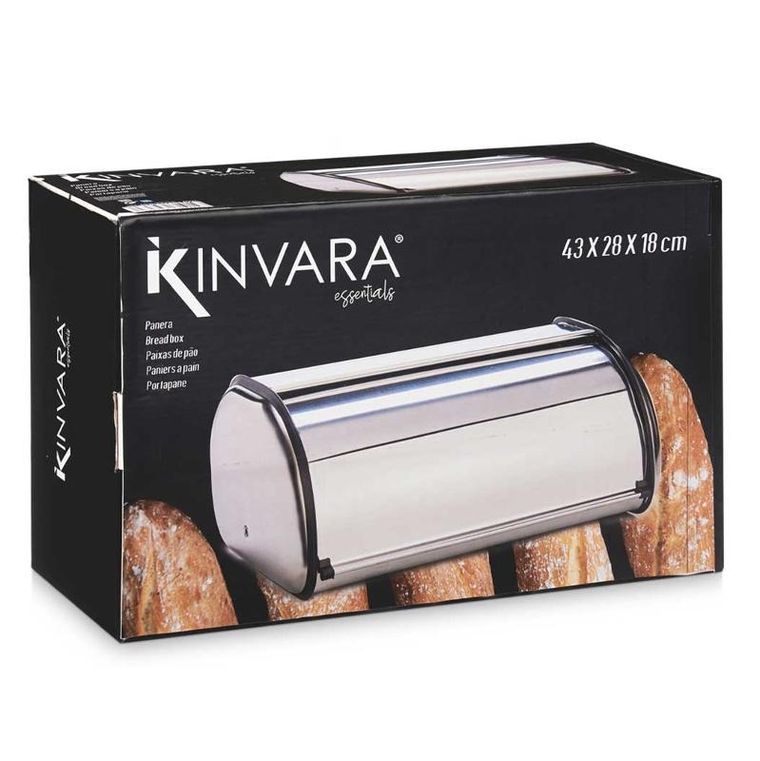 Kinvara, chlebak ze stali nierdzewnej, 28-43-19 cm
