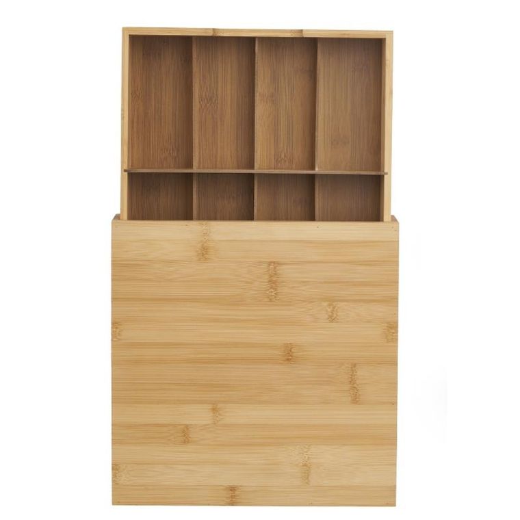 Kinvara, pojemnik na kapsułki do kawy, bambusowy, 8 przegródek, 30-30 cm