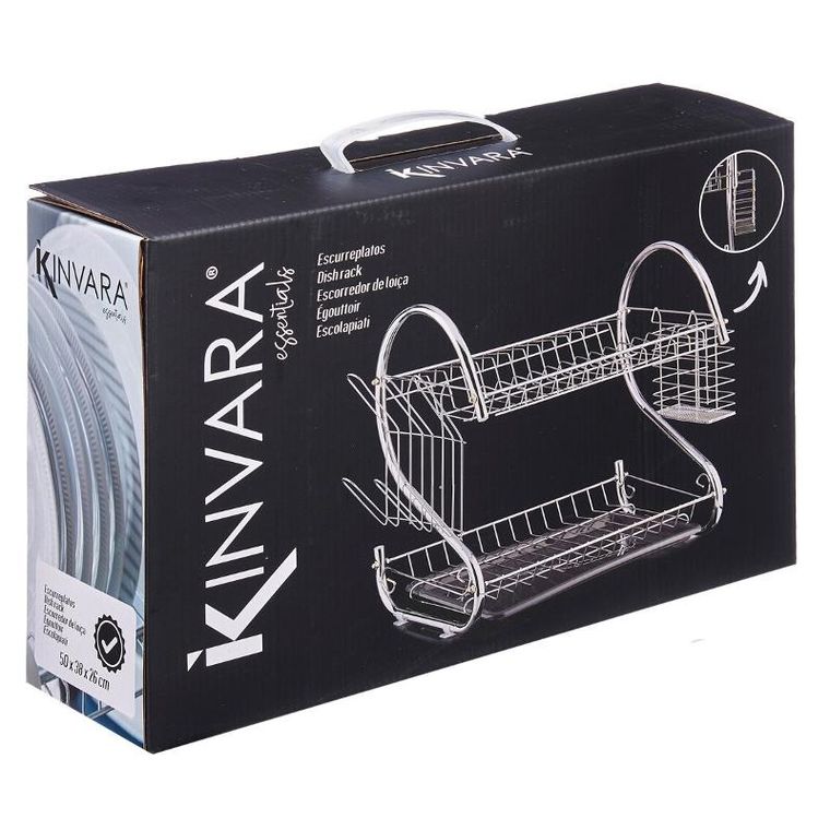 Kinvara, Volis, suszarka do naczyń stojąca, 45,5-24,5-37,5 cm