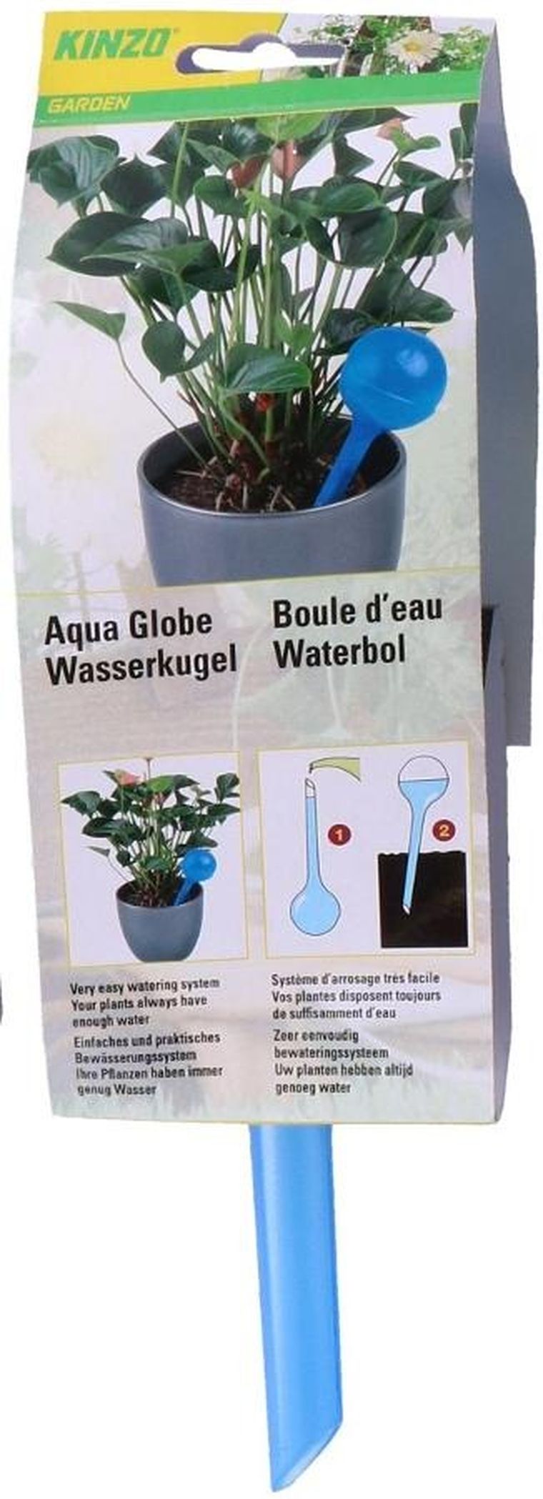 Kinzo, automatyczna konewka, 250 ml, niebieski