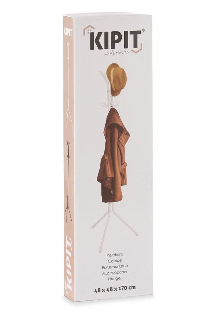 Kipit, Comfy place, wieszak stojący do przedpokoju, 48-170 cm