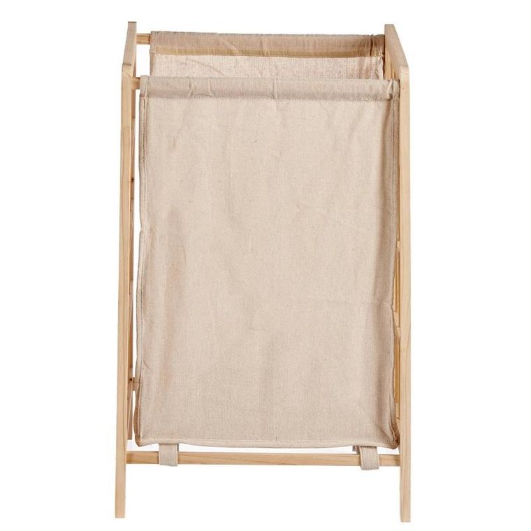 Kipit, kosz do szafy, drewno + tkanina