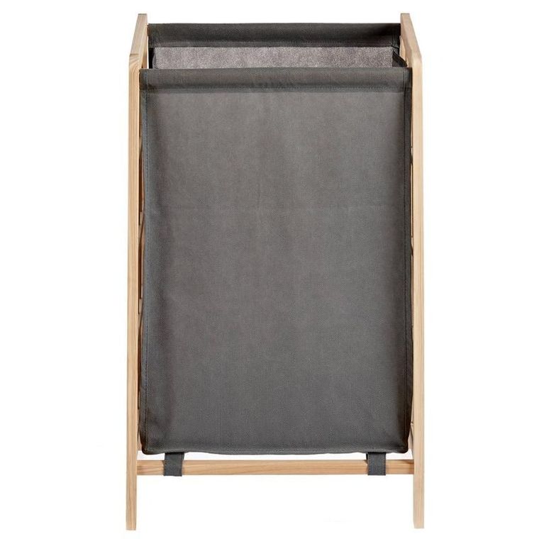 Kipit, kosz do szafy, drewno + tkanina