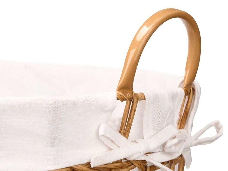 Kipit, kosz na pranie z materiałowym wkładem i uchwytami, 58 cm