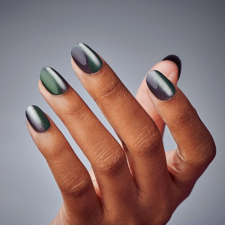 Kiss, Gel Fantasy Magnetic, sztuczne paznokcie, dial me, rozmiar S, 28 szt.