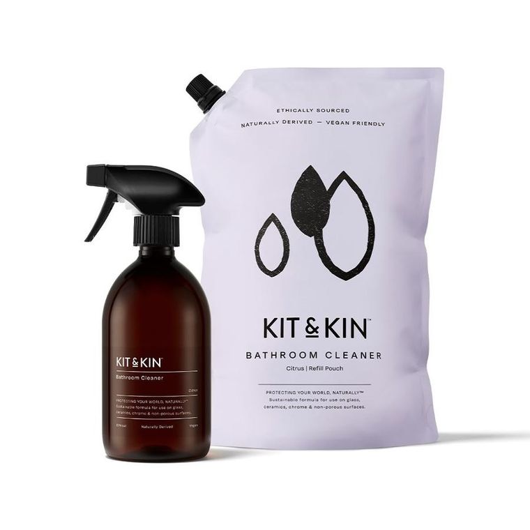 Kit & Kin, naturalny środek do czyszczenia łazienki, o zapachu cytrusów, 1l