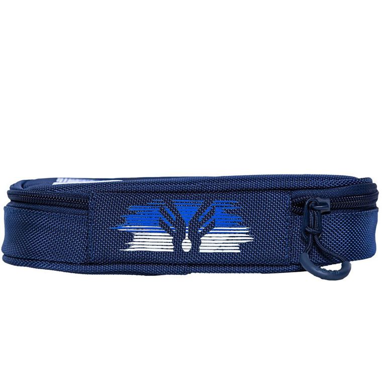 KKS Lech, piórnik owalny, granatowy, 1922 Skrzydełka BS