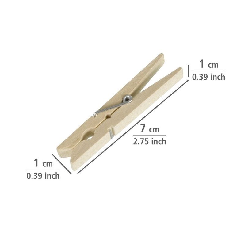 Klamerki do bielizny, na pranie, 50 szt.