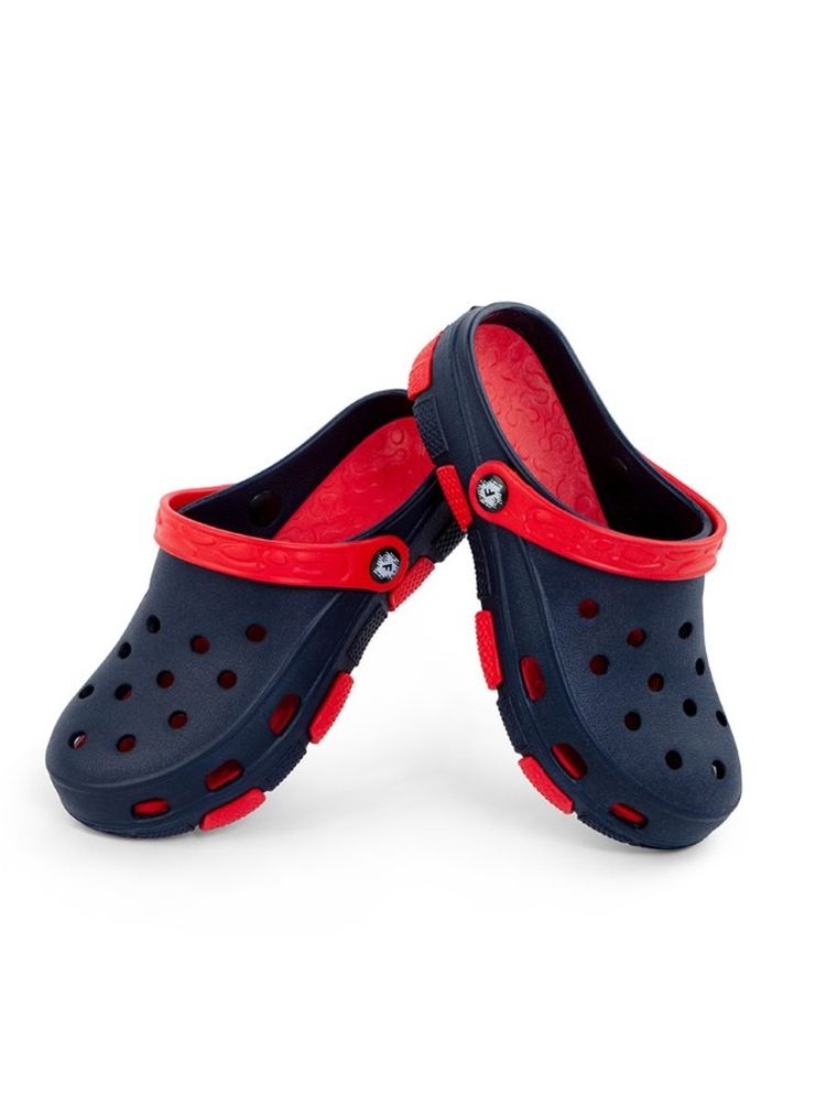 Klapki chłopięce, czerwone, Realpaks Fogo