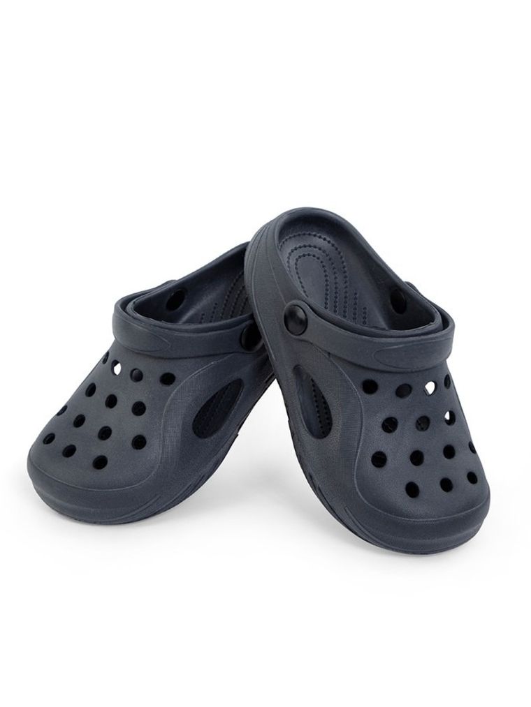 Klapki chłopięce, szare, Realpaks Fogo