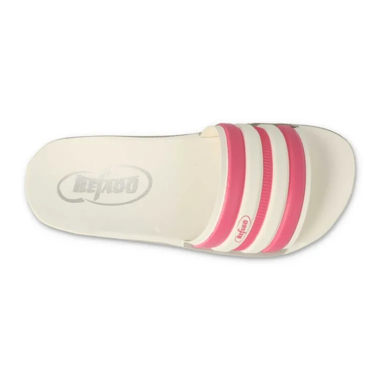 Klapki dziewczęce, białe, Befado