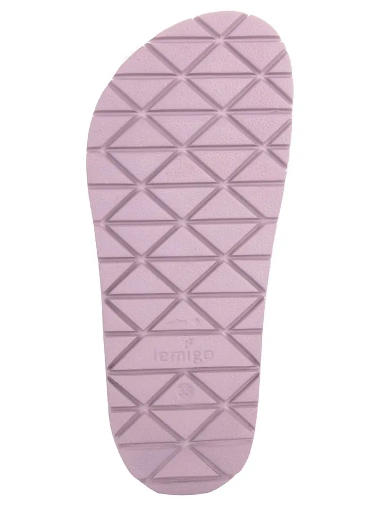 Klapki dziewczęce, fioletowe, Lemigo