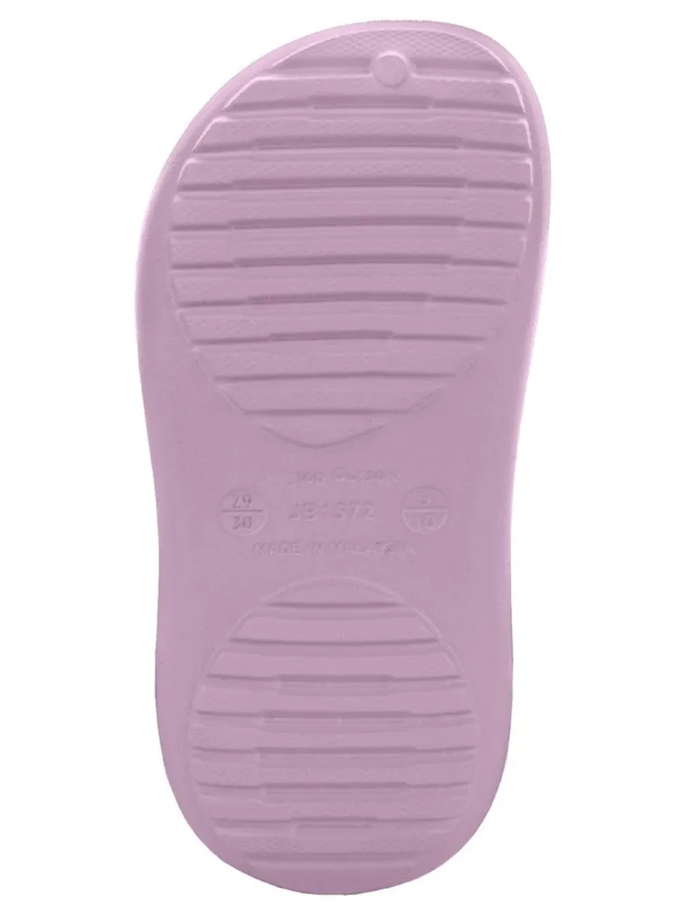 Klapki dziewczęce, jasnoróżowe, Lemigo