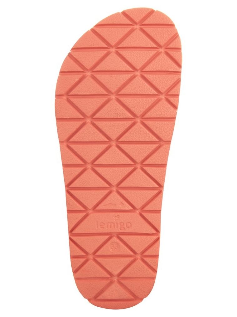 Klapki dziewczęce, pomarańczowe, Lemigo