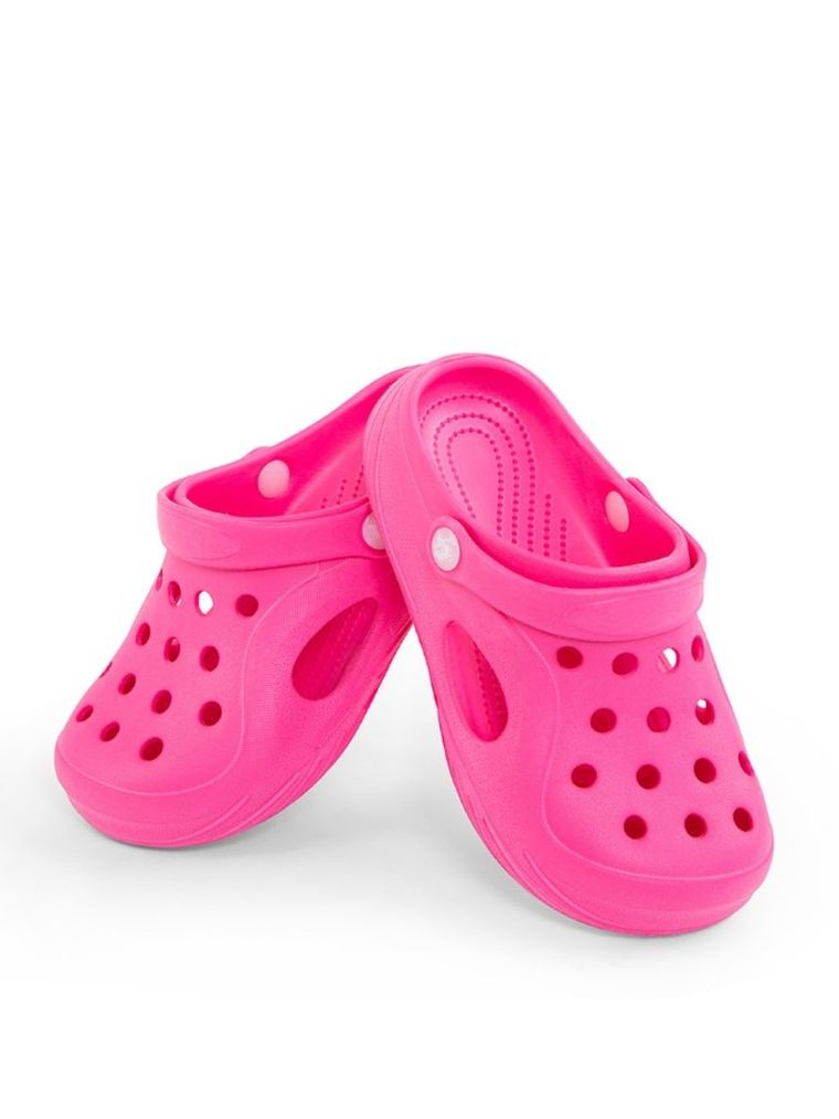 Klapki dziewczęce, różowe, Realpaks Fogo