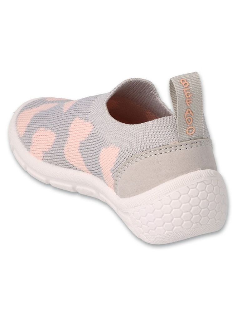 Klapki dziewczęce, szare, Befado