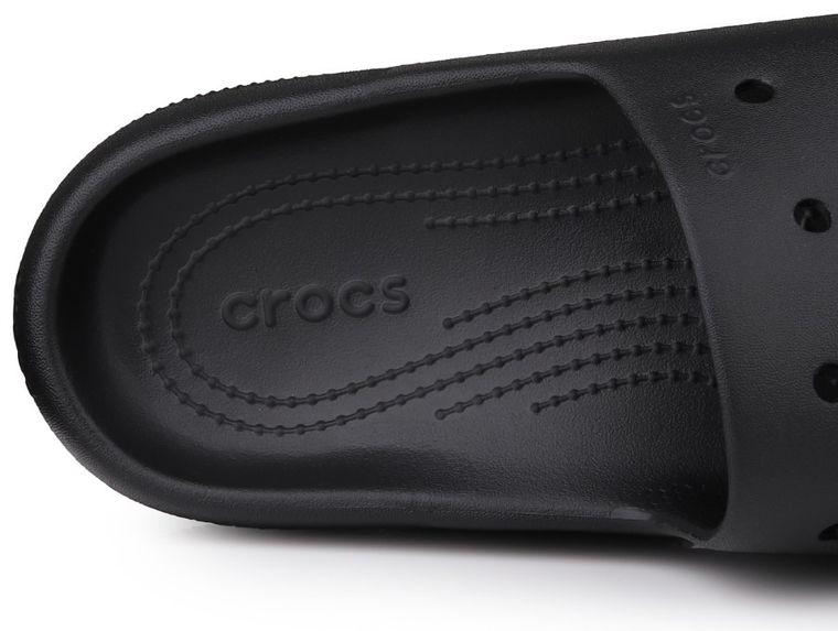 Klapki męskie, czarne, Crocs Classic Slide V2