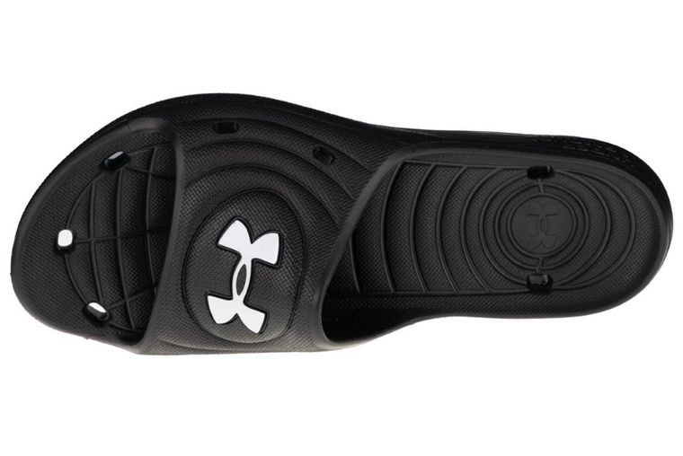 Klapki męskie, czarne, Under Armour Locker IV SL